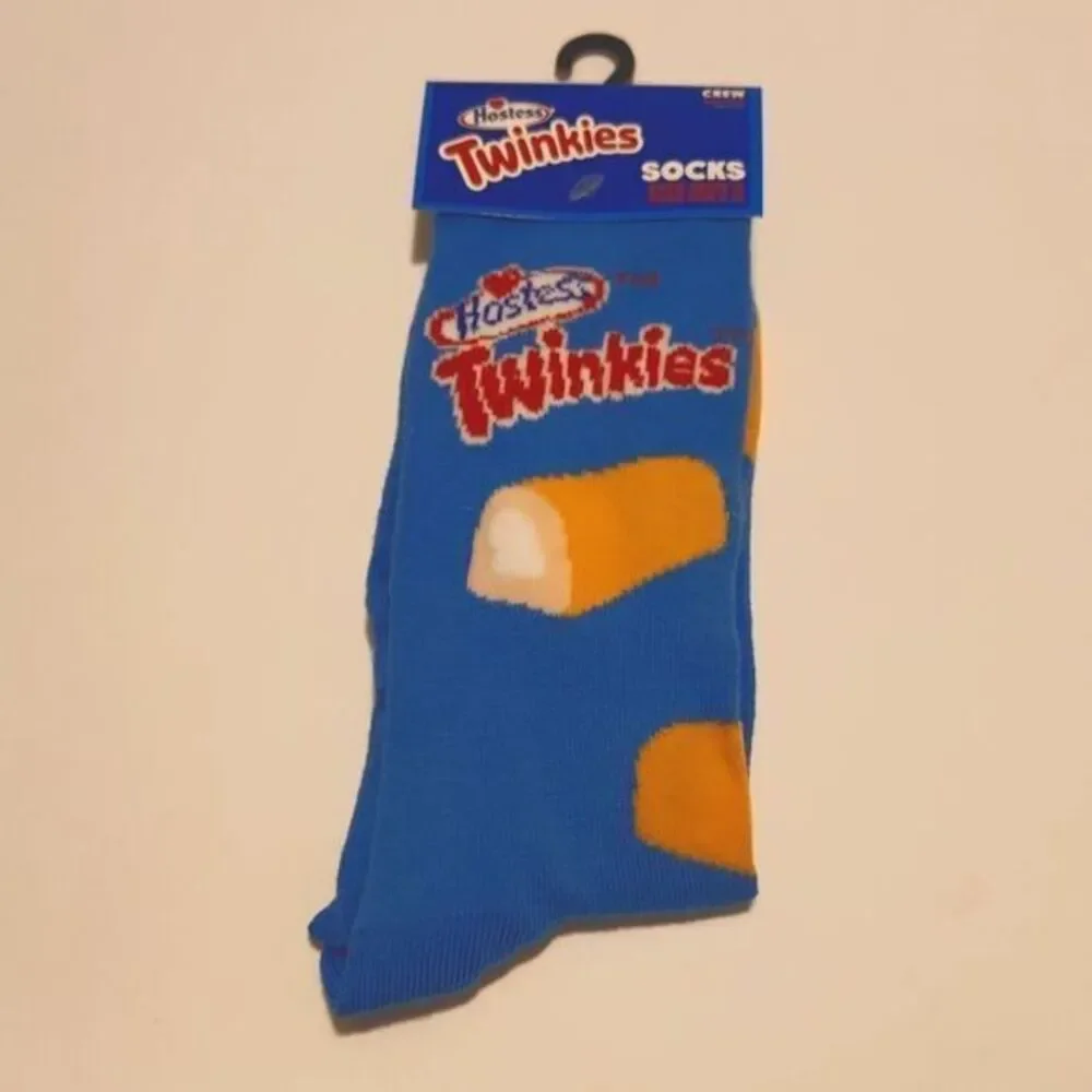 Novelty Crew Socks Cookies and Twinkies‎ Mens Size 6-12